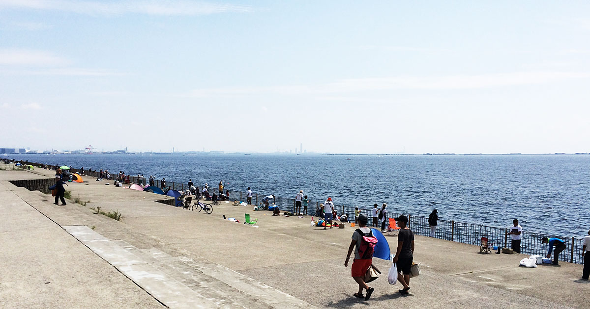 堤防釣りは家族での釣りに最適